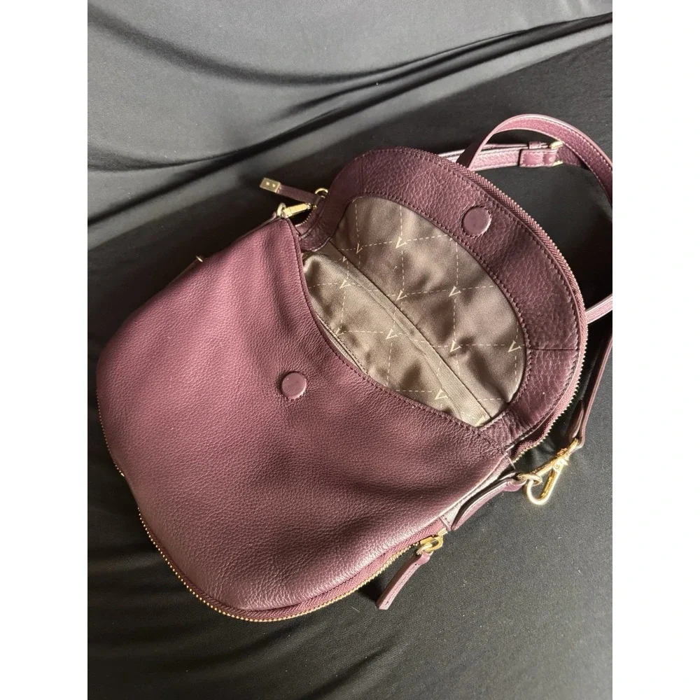 Vince Camuto Purple Pebbled Crossbody Crossbody
